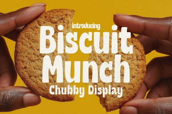 Biscuit Munch: The Charming Display Font for Cozy Designs
