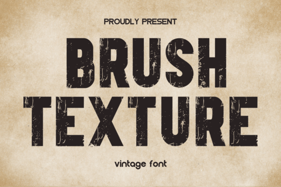 Brush Texture: Vintage Bold Serif for Eye-Catching Design