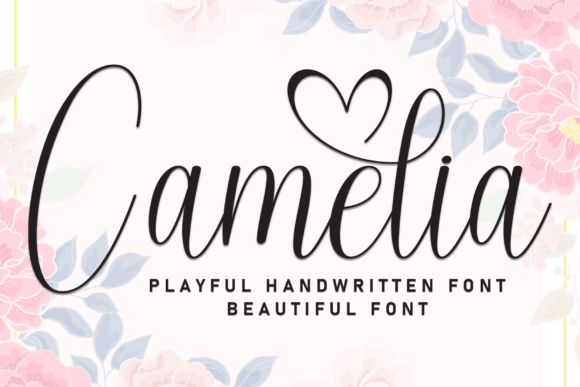 Camelia: Your Whimsical Handwritten Display Font