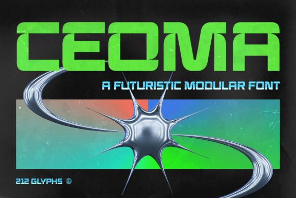 Ceoma: A Futuristic Typeface for Modern Design