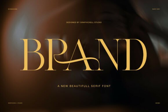 Discover Brand: A Serif Typeface for Premium Visual Identity