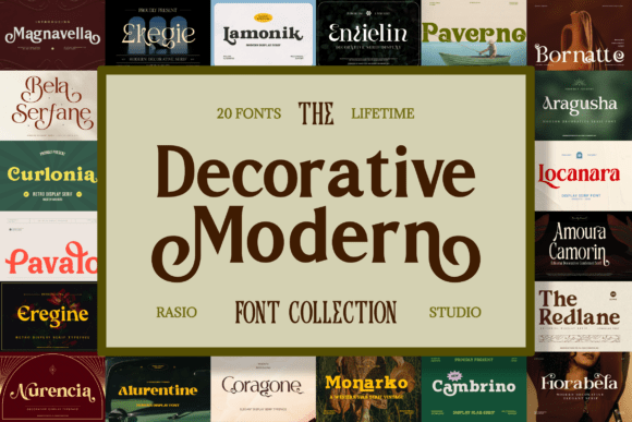 Elevate Your Designs with Decorative Modern Typography