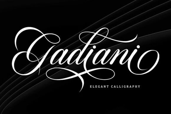 Gadiani: A Beautiful and Elegant Font for Creative Projects