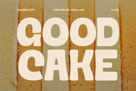 Good Cake: The Sweet and Friendly Display Font for Food Branding