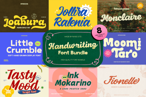 Handwriting Bundle: Fonts with Authentic Character