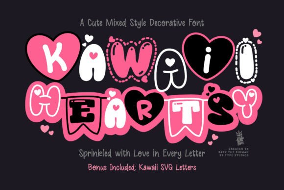 Kawaii Heartsy: A Font for Charming Creations