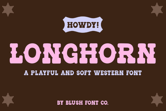 Longhorn Western Font: Bold Vintage Style