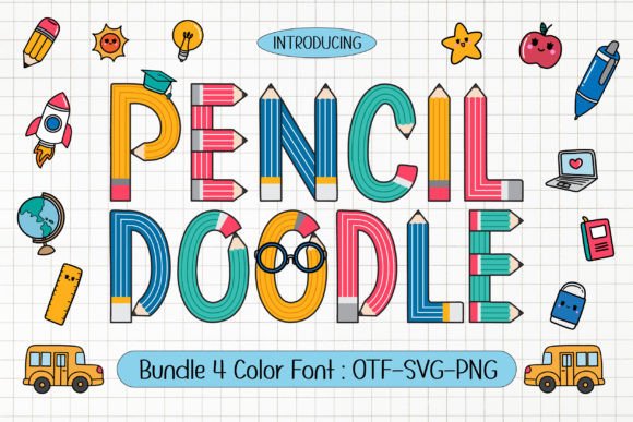 Pencil Doodle: A Playful Font for Creative Projects
