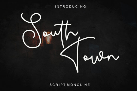 South Town: The Handwritten Font for Friendly Design