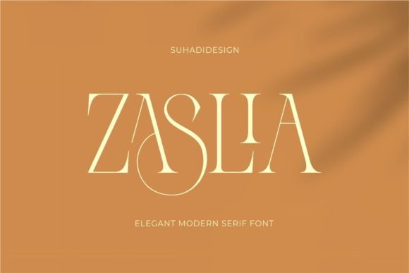 Zaslia: An Elegant Ligature Serif for Modern Design